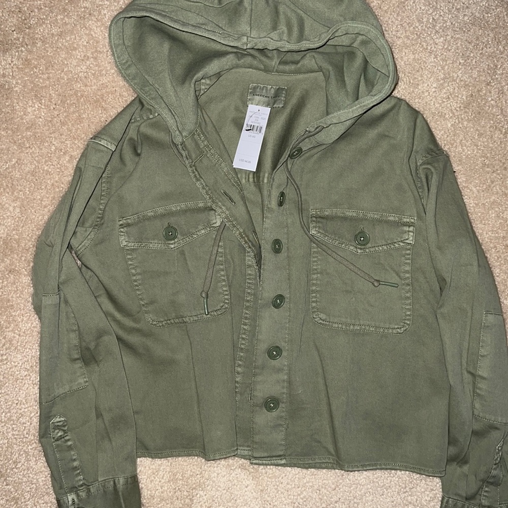 American eagle cropped jacket